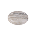 Luxury beige marble sculptural bowl with unique natural stone pattern.