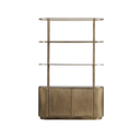  Royal Gold Shelving Unit With Storage