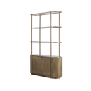  Royal Gold Shelving Unit With Storage