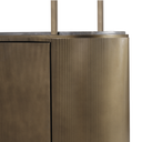  Royal Gold Shelving Unit With Storage