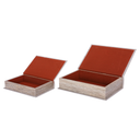 Bohemian Decorative Book Boxes (Set of 2)