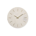 Brass Inlay And Marble Wall Clock - Libra Interiors