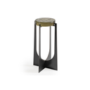 Brick Glass Accent Table