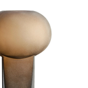 Brown Opaque Glass Large Vase