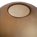 Brown Opaque Glass Large Vase