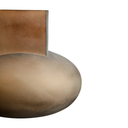 Brown Opaque Glass Small Vase
