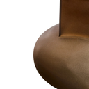 Brown Opaque Glass Small Vase