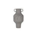 Brown Textured Metal Vase Tall