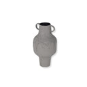 Brown Textured Metal Vase Tall