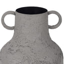 Brown Textured Metal Vase Tall