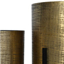 Fluid Home Interiors - Putney Floor Standing Brass Set of 2 Planters - Libra Interiors