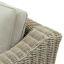 Wicker Outdoor Arm Chair Beige 