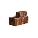Carnaby Brown and Black Finish Domino Set