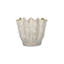 Coralie Decorative Glazed Vase Small White