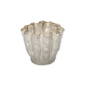 Coralie Decorative Glazed Vase Small White