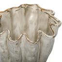 Coralie Decorative Glazed Vase Small White