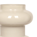 Cream Iron Enamel Vase