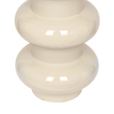 Cream Iron Enamel Vase