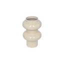 Cream Iron Enamel Vase