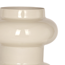 Cream Iron Enamel Vase