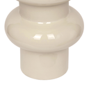 Cream Iron Enamel Vase