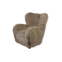 Faux Sheepskin Armchair Chair
