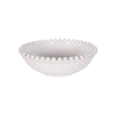 Fluid Home Interiors - The Mediterranean Cream Glaze Ceramic Bowl with Bobble Edge - Libra Interiors