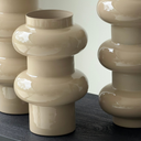 Cream Iron Enamel Vase Small
