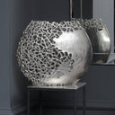 Fluid Home Interiors - Silver Coral Aluminium Vase - Libra Interiors