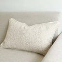  Cream Boucle Cushion Cover 50 x 30cm
