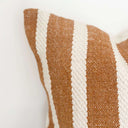 Fluid Home Interiors - Olivia Rust Rope Stripe Cotton Cushions - Ellenvale Interiors