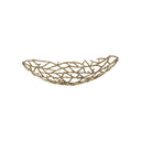 Fluid Home Interiors - The Oval Gold Twig Bowl - Libra Interiors