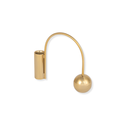 Gold Iron Arch Taper Candlestick Holder