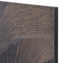 Golden Wave Geometric Wall Art 120x120cm
