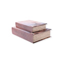 Interior Design Natural Elements Set of 2 Book Boxes