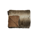 Bear Mocha Ombre Fur Throw