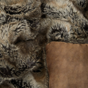 Bear Mocha Ombre Fur Throw