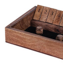 Mango Wood Shut The Box Game
