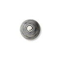Black & White Swirl Resin Decorative Ball - Libra Interiors