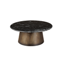 Smoked Gold, Black Markino Marble Coffee Table
