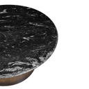 Smoked Gold, Black Markino Marble Coffee Table