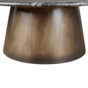 Smoked Gold, Black Markino Marble Coffee Table