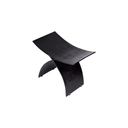 Noir Crescent Iron Stool
