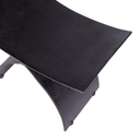 Noir Crescent Iron Stool