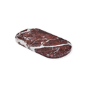Oval Red Marble Serving Board