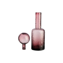 Pink Textured Glass Small Decorative Bottle