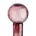 Pink Textured Glass Large Bottle