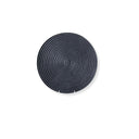 Round Ridged Black Dish Large - Libra Interiors