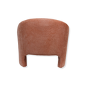 Blush Chenille Fabric Occasional Chair