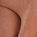 Blush Chenille Fabric Occasional Chair